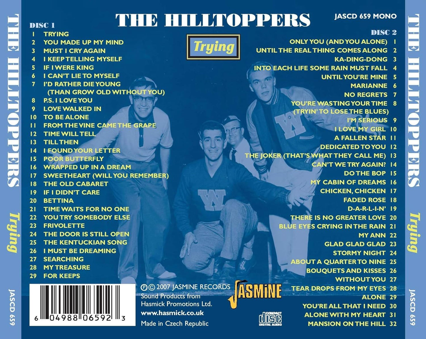 CD-2 - Hilltoppers - Trying