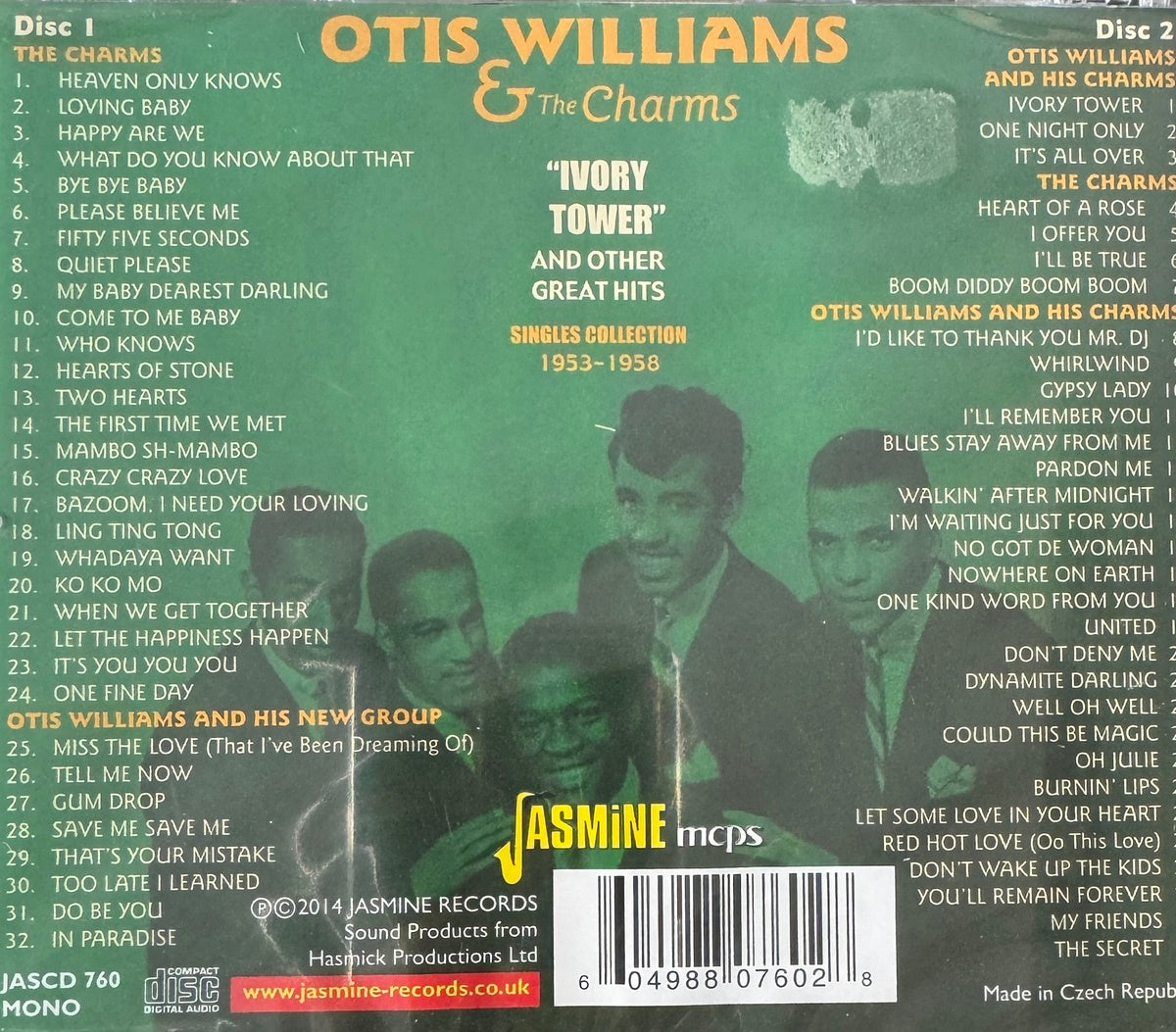 CD-2 - Otis Williams & The Charms - Ivory Tower
