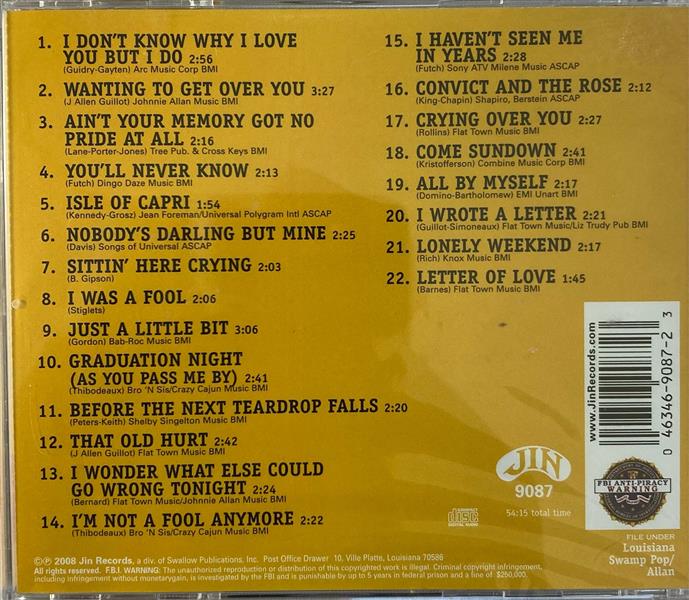 CD - Johnnie Allan Memories