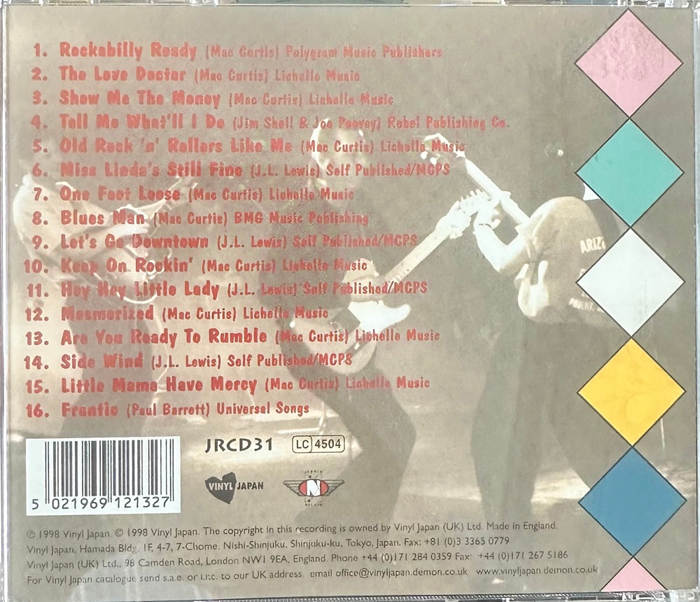 CD - Mac Curtis & The Rimshots - Rockabilly Ready