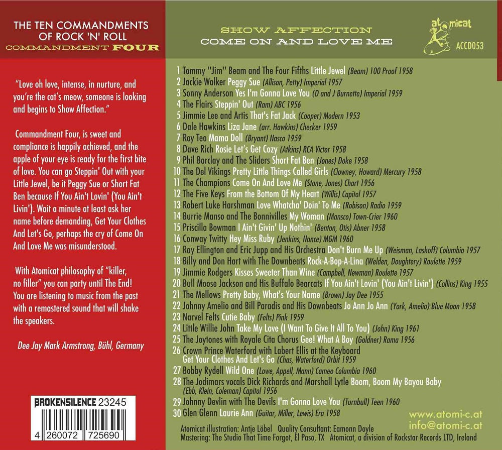 CD - VA - Ten Commendments of Rock'n'Roll - Commandment Four