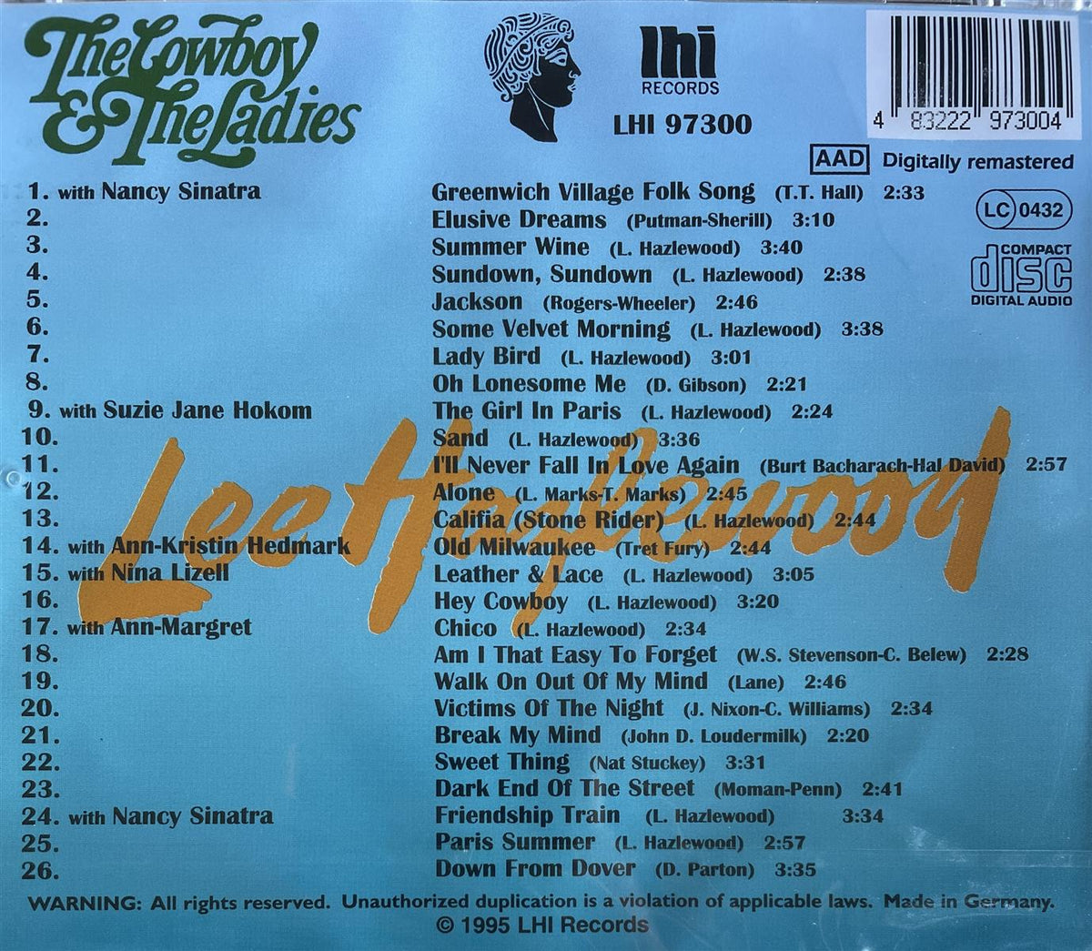 CD - Lee Hazlewood - The Cowboy & The Ladies
