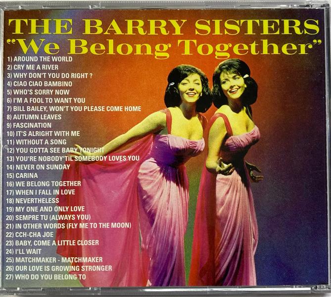 CD - Barry Sisters - Side By Side + We Belong Together