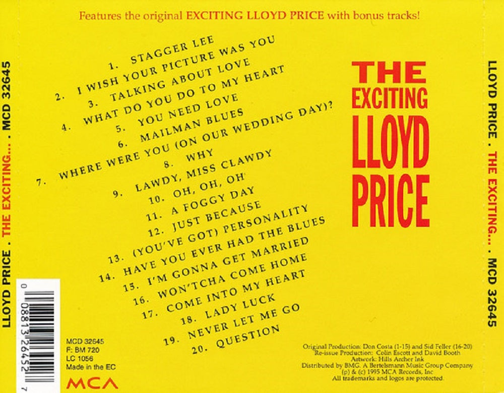 CD - Lloyd Price - The Exciting Lloyd Price