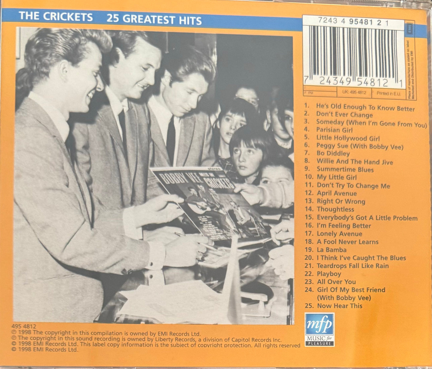 CD - Crickets - 25 Greatest Hits