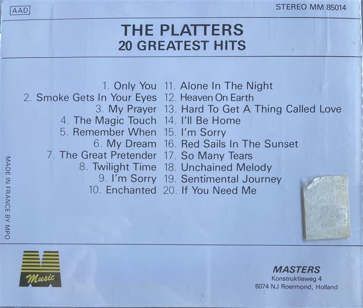 CD - Platters - 20 Greatest Hits