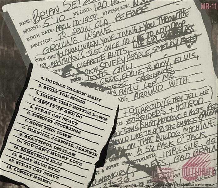 CD - Stray Cats - You Can't Hurry Love