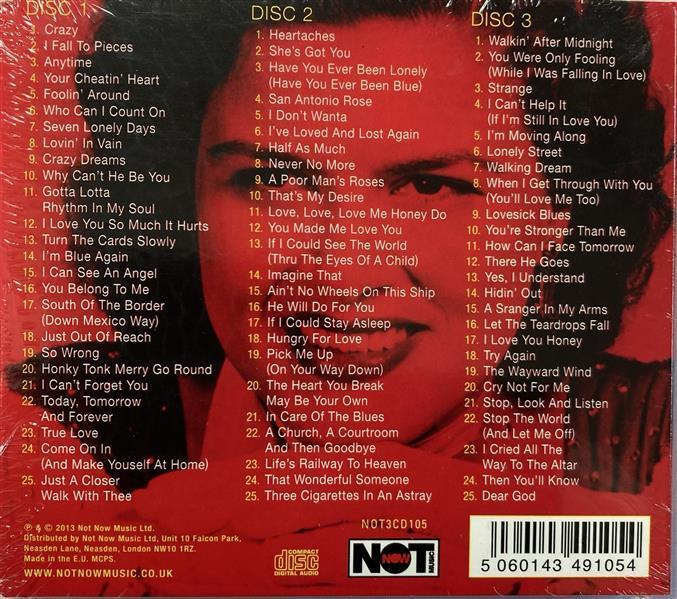 CD - Patsy Cline - The Anthology 75 Original Recordings