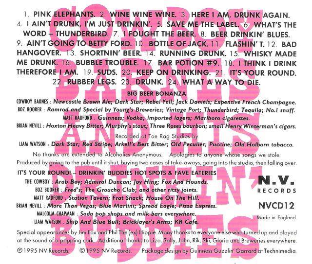 CD - Cowboy Barnes And His Drinkin' Buddies - The Whole Round