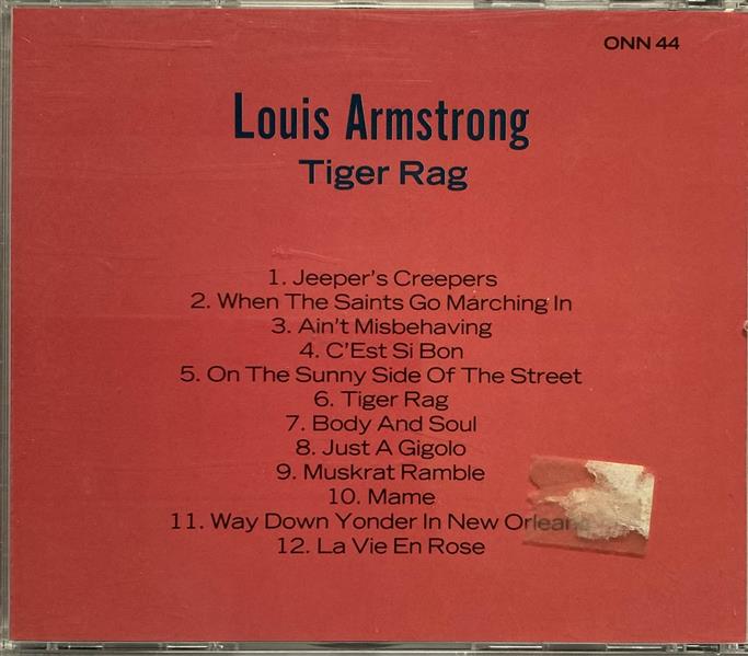 CD - Louis Armstrong Tiger Rag
