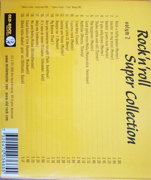 CD - Micke Muster - Rock'n Roll Super Collection Vol. 2
