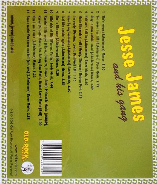 CD - Jesse James & His Gang - Ready, Willin And Able ... To Rock'n'Roll