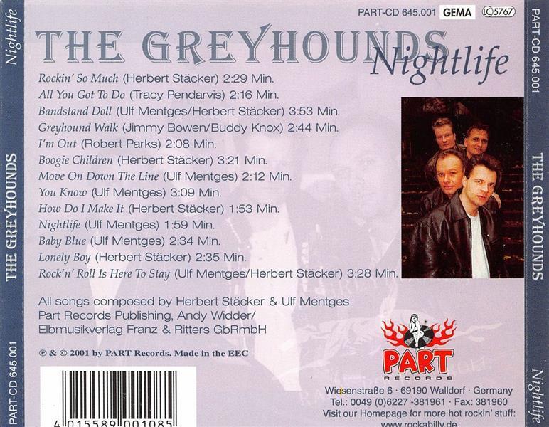 CD - Greyhounds - Nightlife