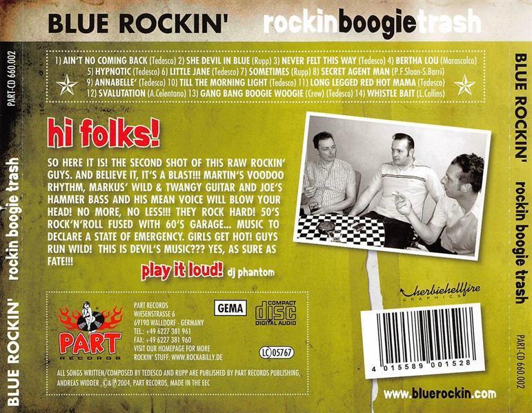 CD - Blue Rockin - Rockin Boogie Trash