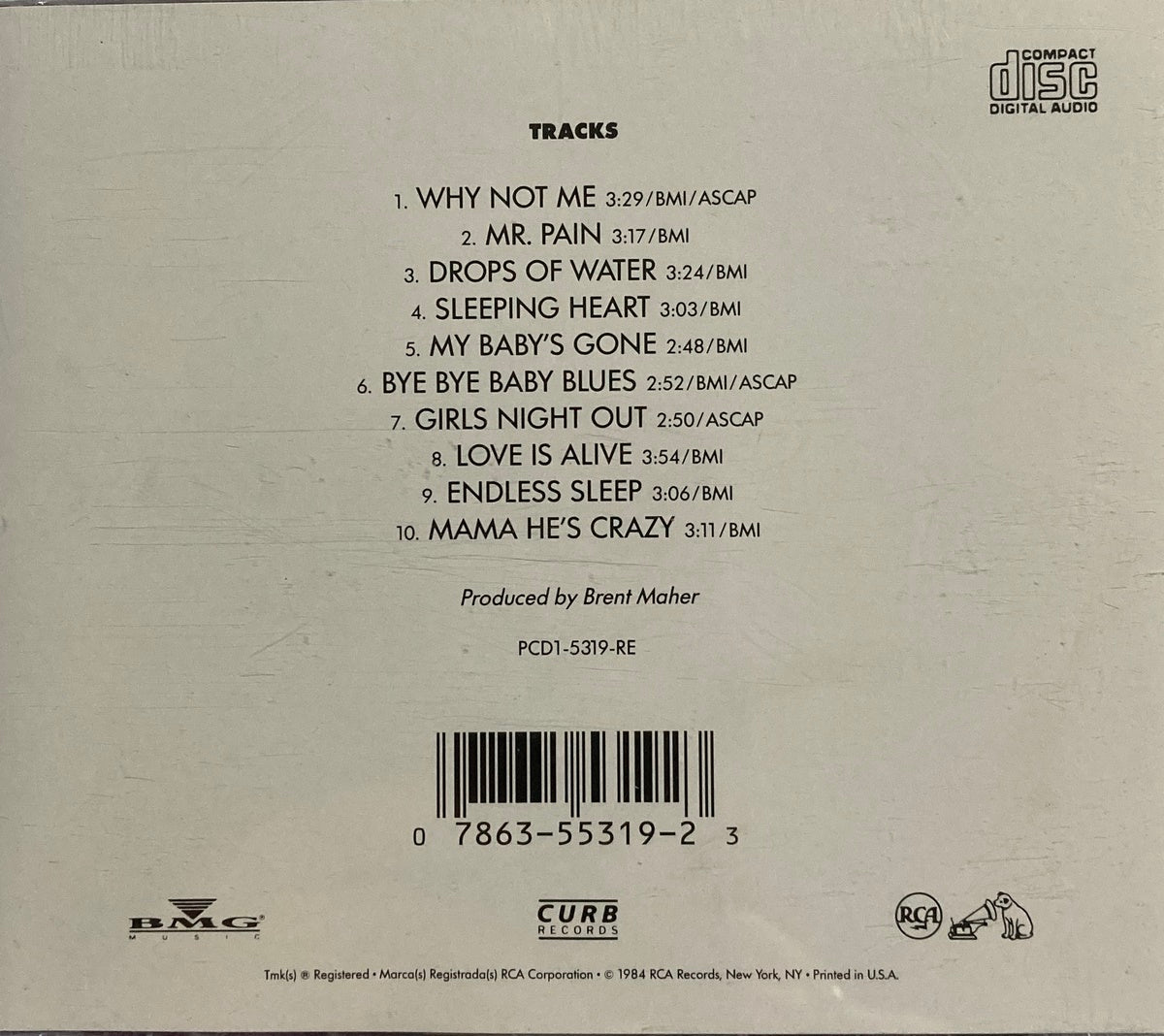CD - Judds - Why Not Me