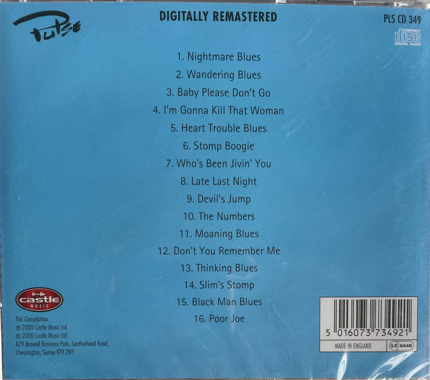 CD - John Lee Hooker - Digitally Remastered
