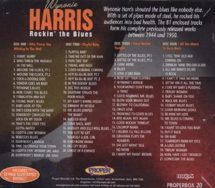 CD-4 - Wynonie Harris - Rockin' The Blues