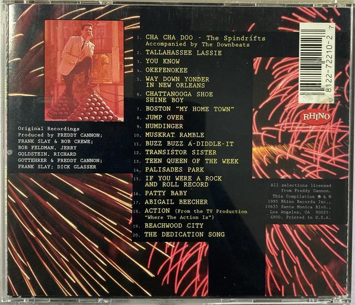 CD - Freddy Cannon - The Best Of Freddy "Boom-Boom" Cannon Big Blast From Boston!