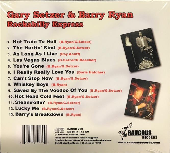 CD - Gary Setzer And Barry Ryan - Rockabilly Express