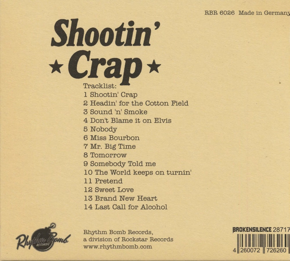 CD - Cat Lee King & His Cocks - Shootin' Crap