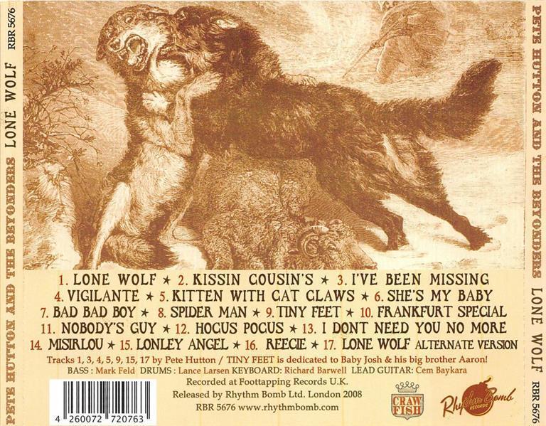 CD - Pete Hutton & The Beyonders - Lone Wolf