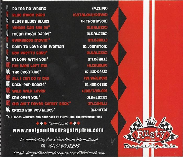 CD - Rusty & The Dragstrip Trio - Playing For You