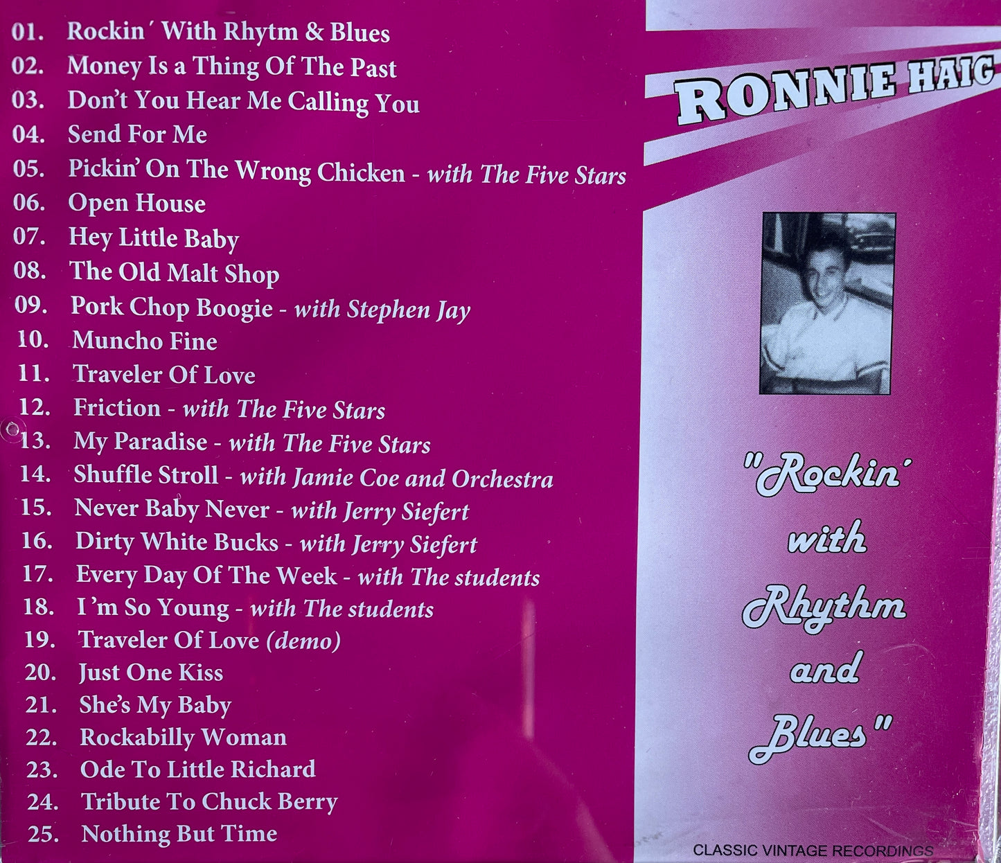 CD - Ronnie Haig - Rockin' With Rhythm And Blues