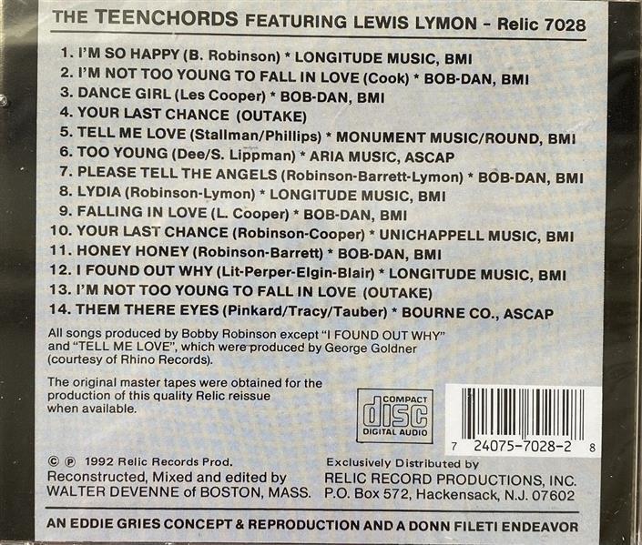 CD - Lewis Lymon And The Teenchords - I'm So Happy