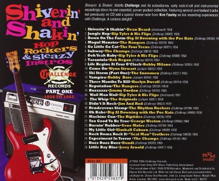 CD - VA - Shiverin' And Shakin' Challenge Records Part.1