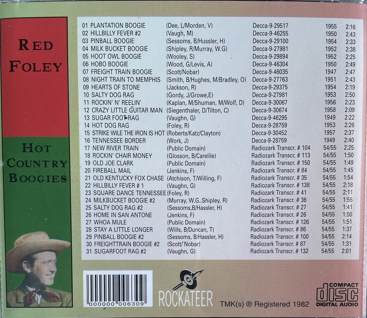 CD - Red Foley - Hot Country Boogies