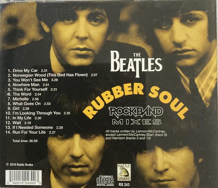 CD - Beatles - Rubber Soul Rockband Mixes