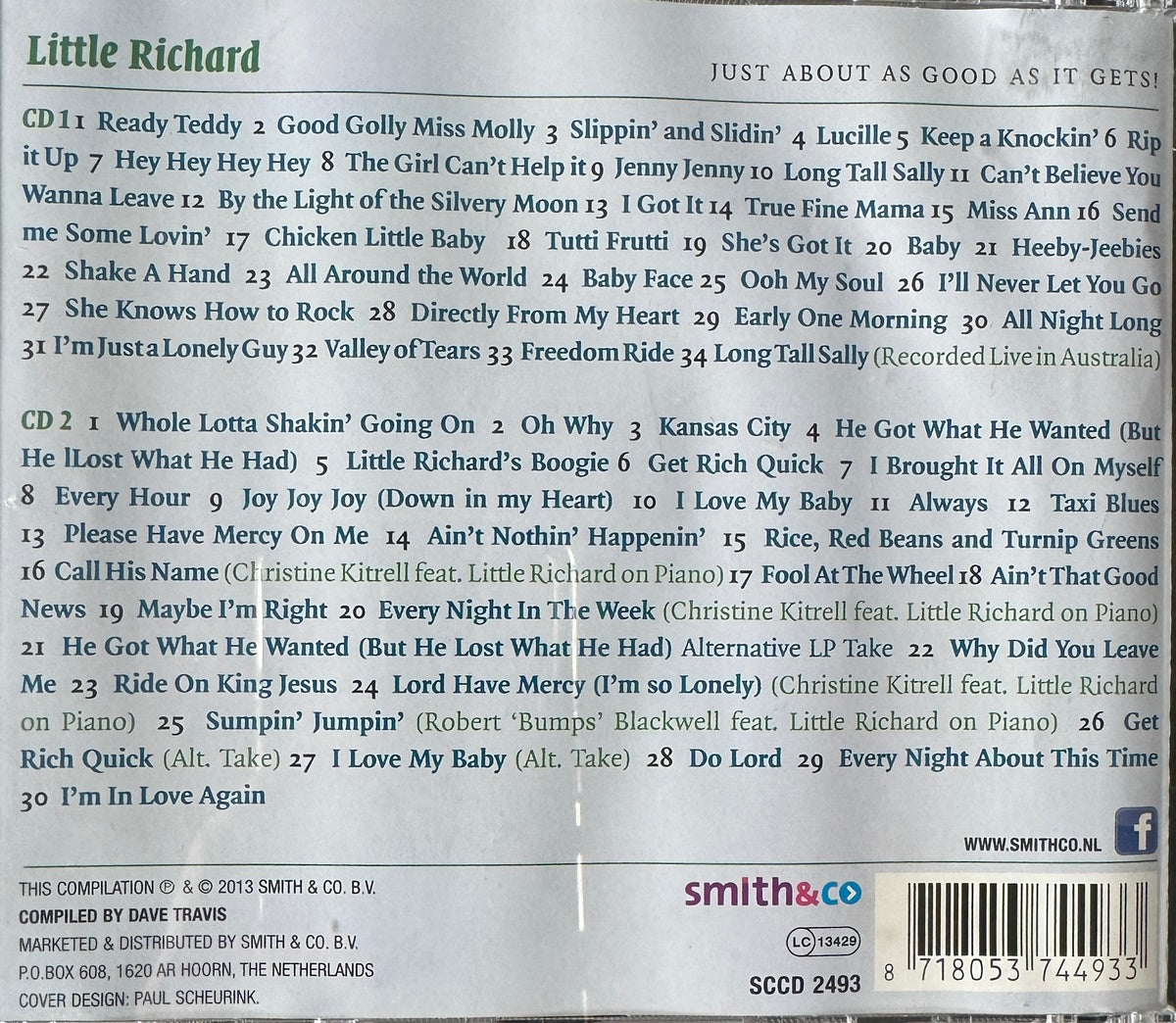 CD-2 - Little Richard - Just About As Good As It Gets!