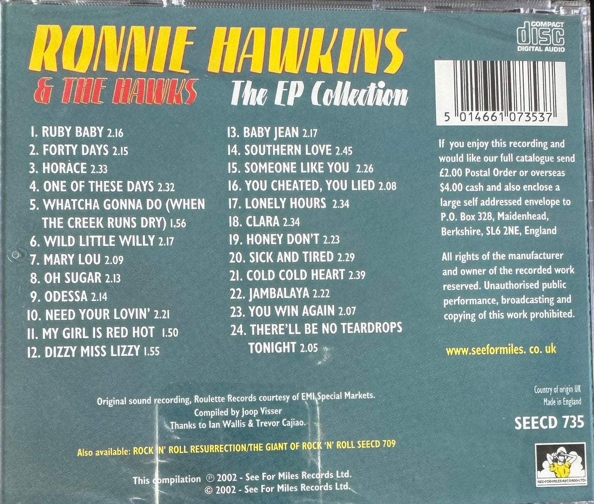 CD - Ronnie Hawkins & The Hawks - The E.P. Collection