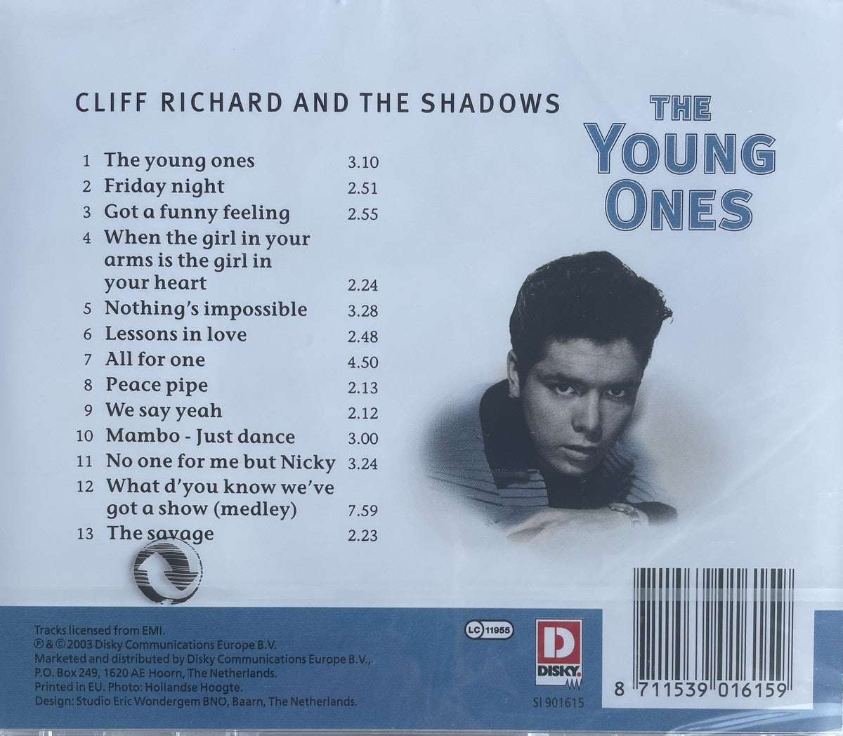 CD - Cliff Richard And The Shadows - The Young Ones
