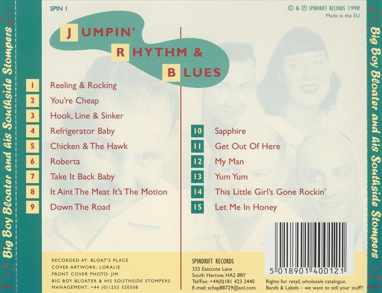 CD - Big Boy Bloater & His Southside Stompers - Jumpin' Rhythm & Blues