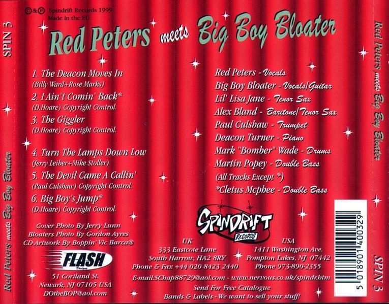 CD - Big Boy Bloater Meets Red Peters - The Deacon Moves In…
