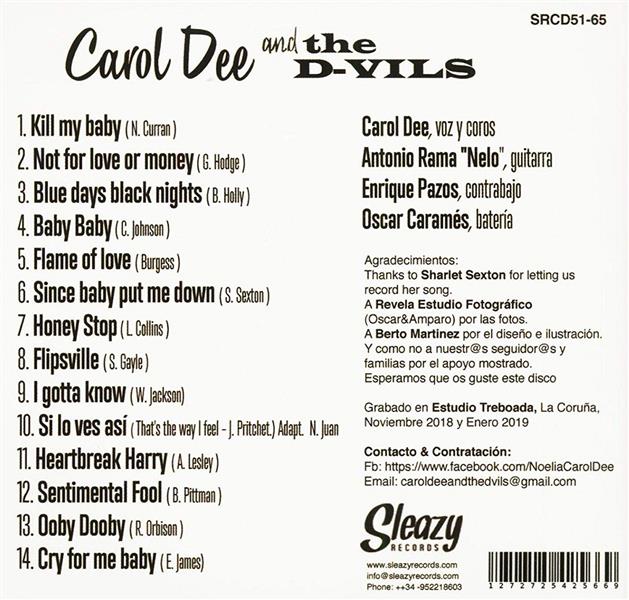 CD - Carol Dee And The D-Vils - Si Lo Ves Asi