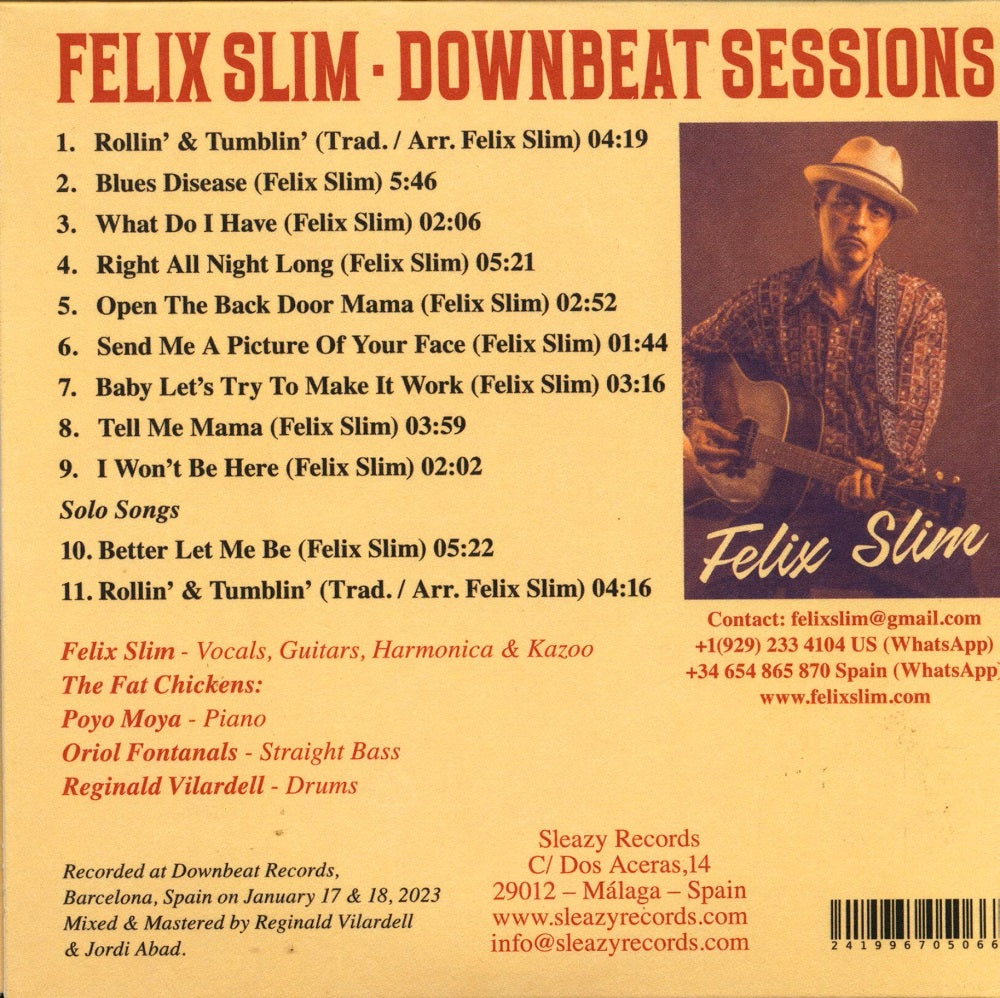 CD - Felix Slim - Downbeat Sessions