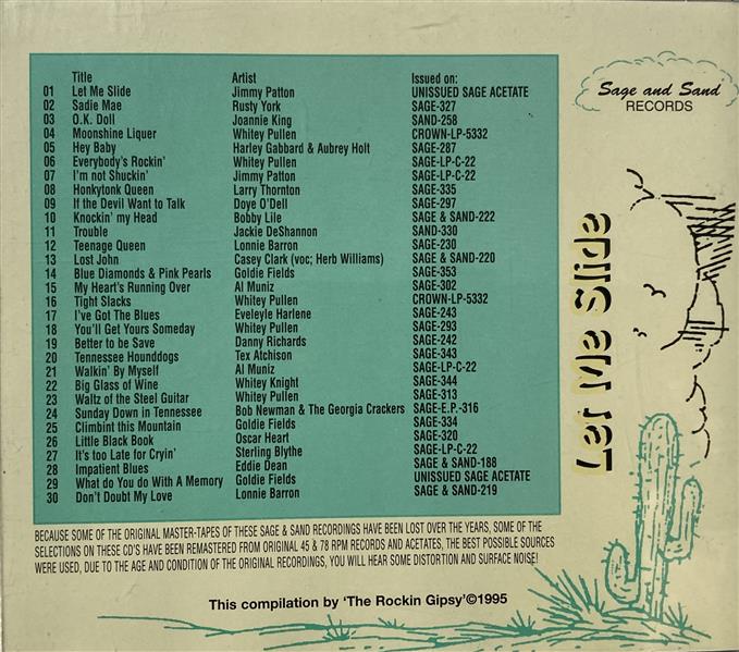 CD - VA - Sage & Sand Vol. 2 - Let Me Slide