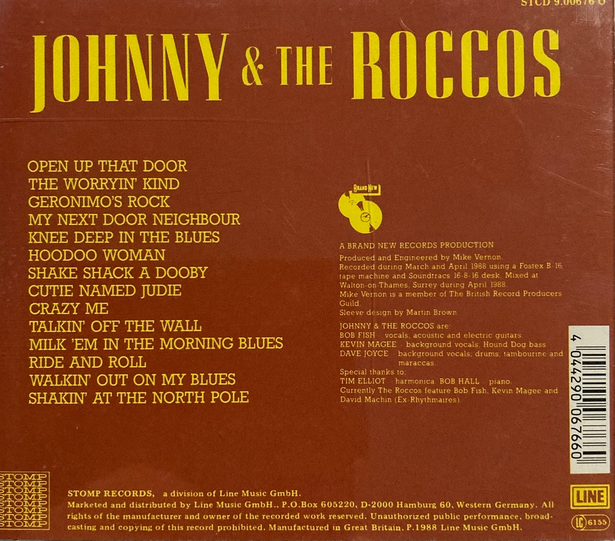 CD - Johnny & The Roccos - Knee Deep In The Blues