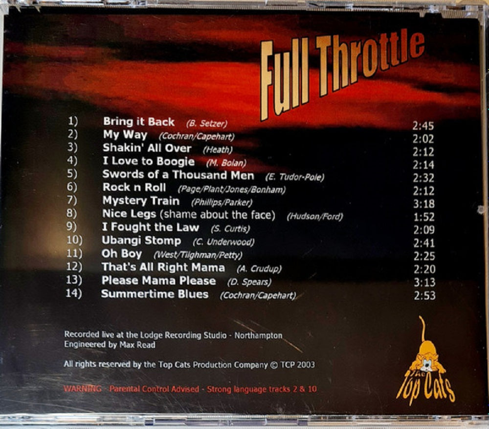 CD - Top Cats - Full Throttle
