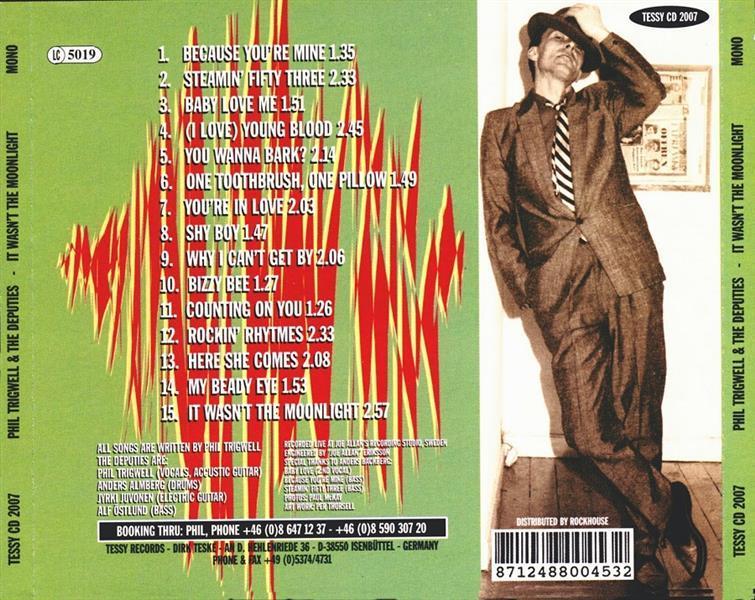 CD - Phil Trigwell & Deputies - It Wasnt The Moonlight