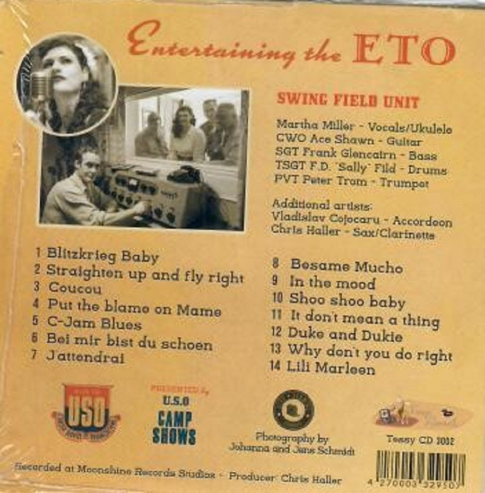 CD - Swing Field Unit ETO feat. Miss Martha Miller- Blitzkrieg Baby
