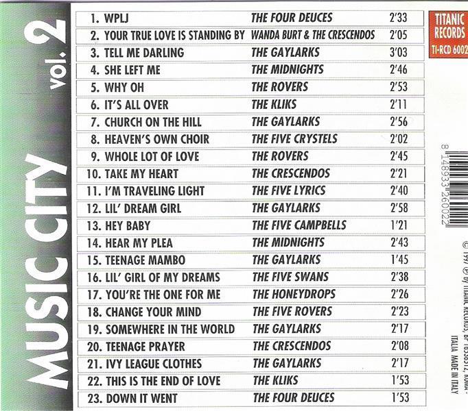 CD - VA - Music City Vol. 2 - The 4 Deuces