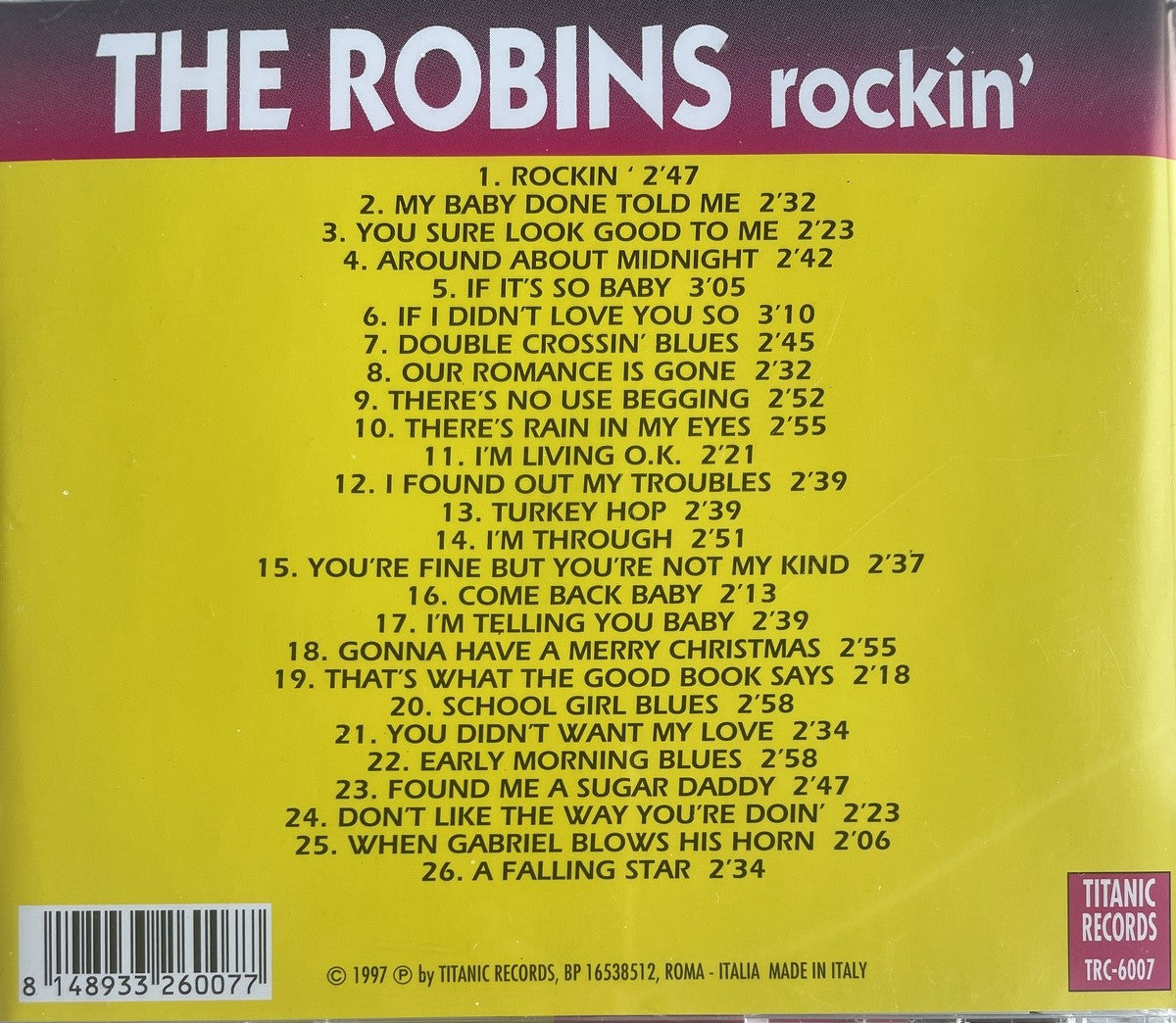 CD - Robins - Rockin' With Robins