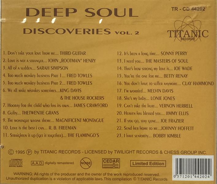 CD - VA - Deep Soul Discoveries Vol. 2