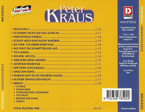 CD - Peter Kraus - Einfach Das Beste