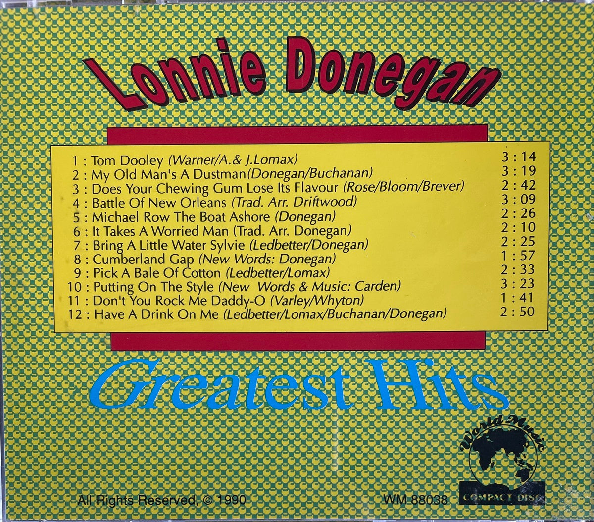 CD - Lonnie Donegan - Greatest Hits