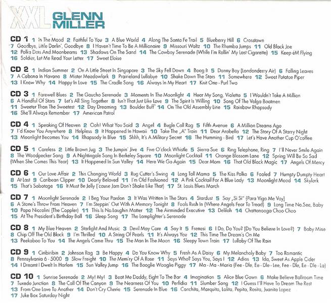 CD-10 - Glenn Miller - Great Masters (Box 10cd)