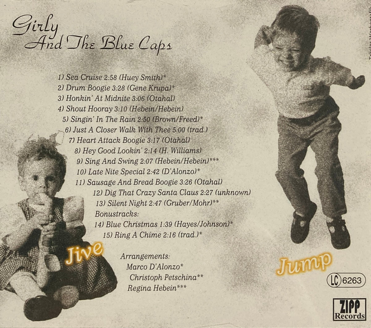 CD - Girly And The Blue Caps - Vol. 2 You're Never Too Young To Jump And Jive
